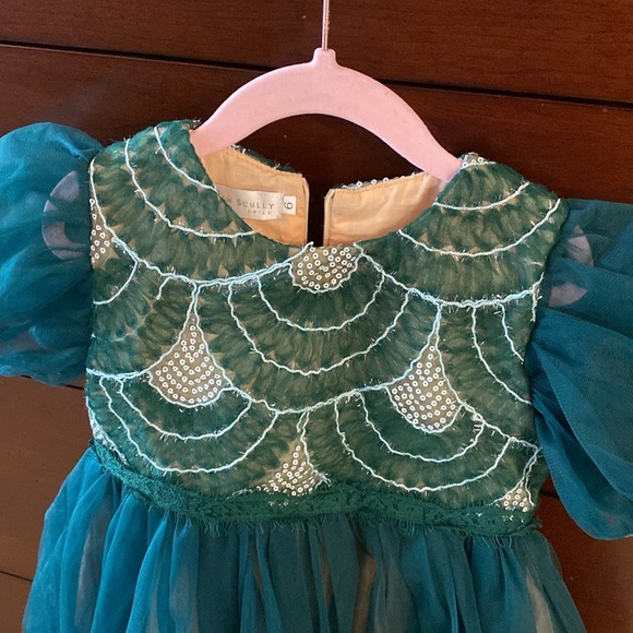 Trish Scully formal green dress. Worn once for photos. In perfect condition. - Picture 3 of 4